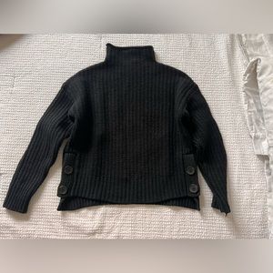 Madewell sweater with side buttons